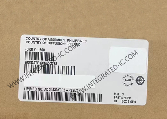 ADG1433YCPZ رقاقة الدوائر المتكاملة iCMOSTM التبديل 4.7Ohm التبديلات التناظرية CMOS الصناعية