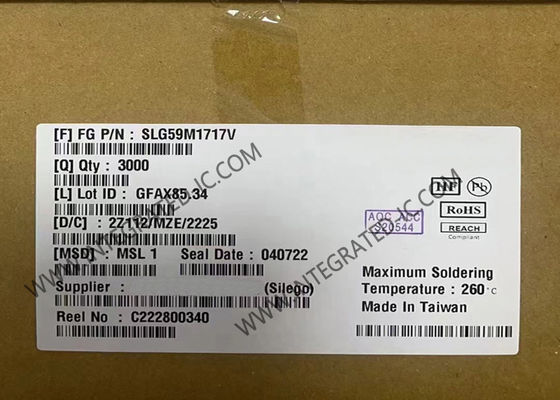 SLG59M1717V رقاقة الدوائر المتكاملة GreenFET مفاتيح الحمل ذات القناة N واحدة STQFN-16