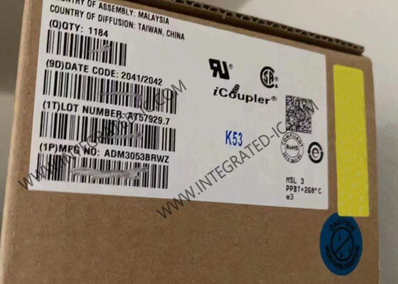 ADM3053BRWZ رقاقة الدوائر المتكاملة CAN Transceiver المنعزلة SOIC-20 CAN FD Transceiver