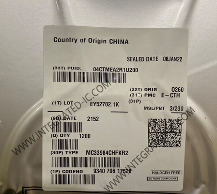 MC33984CHFKR2 الدوائر المتكاملة شريحة محركات تحميل الحمولة IC مفاتيح توزيع الطاقة