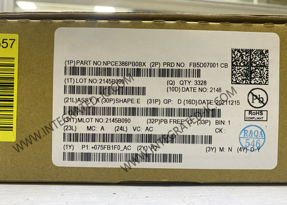 NPCE386PB0BX رقاقة الدوائر المتكاملة التطبيق المحمول عالي الأداء EC BGA128