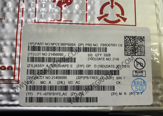 NPCE386PB0BX رقاقة الدوائر المتكاملة التطبيق المحمول عالي الأداء EC BGA128