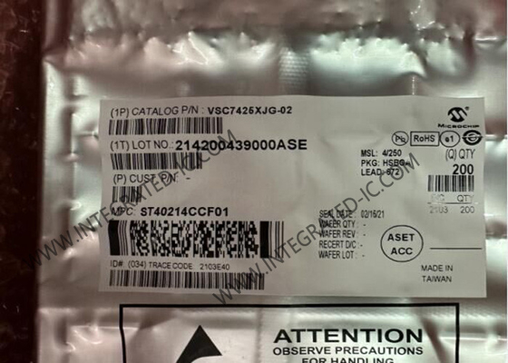 IC Ethernet VSC7425XJG-02 10 منفذ مدير طبقة 2-Ethernet Switch IC BGA-672