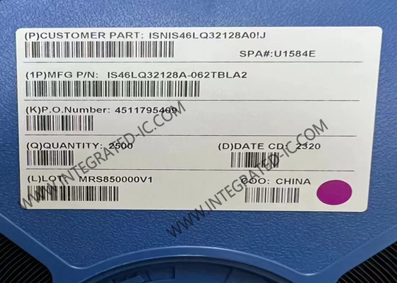 ذاكرة IC رقاقة IS46LQ32128A-062TBLA2 4Gbit 1.6GHz 3.5ns SDRAM ذاكرة المحمول IC