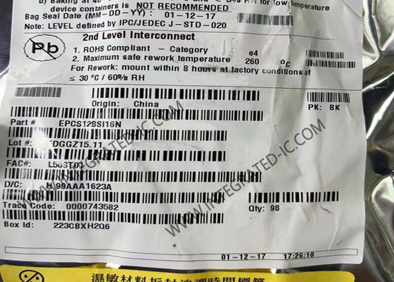 EPCS128SI16N ذاكرة IC رقاقة 128Mb 40MHz التكوين التسلسلي ذاكرة فلاش SOIC-16