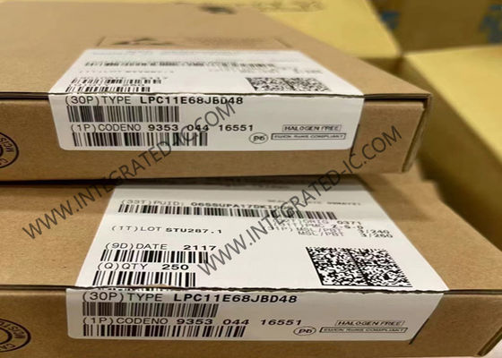 LPC11E68JBD48 وحدة التحكم الدقيقة 50MHz ARM Cortex-M0 وحدة التحكم الدقيقة 32 بت حزمة LQFP-48