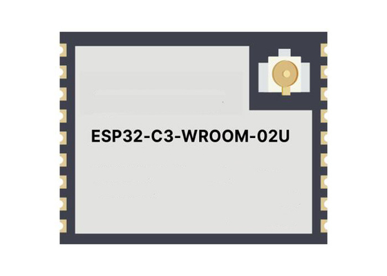 ESP32-C3-WROOM-02U-N8 وحدة الاتصالات اللاسلكية Wi-Fi و BT LE وحدة بروتوكول متعدد
