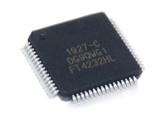 FT4232HL رقاقة الدوائر المتكاملة USB IC عالية السرعة LQFP-64 Hi-Speed Quad USB UART IC