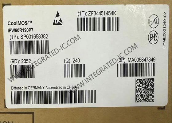 IPW60R120P7 رقاقة الدائرة المتكاملة 600 فولت القناة الشمالية الطاقة MOSFET الترانزستورات TO-247-3