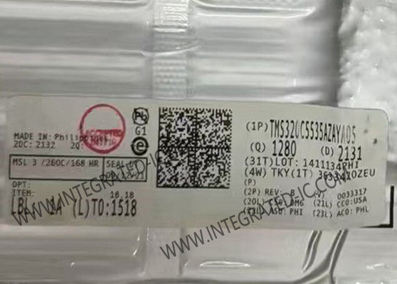 رقاقة الدوائر المتكاملة TMS320C5535AZAYA05 معالجات الإشارة الرقمية الثابتة BGA144