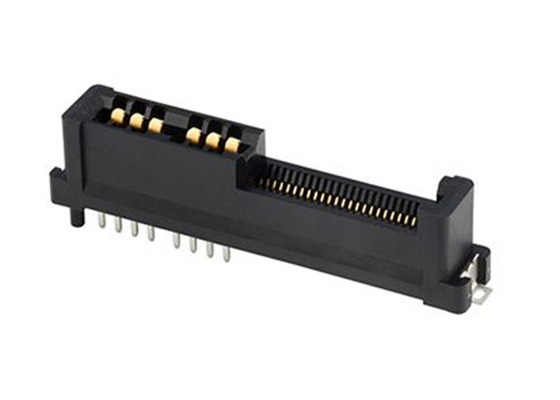 CE1218000110111 الاتصالات 0.80mm Pitch 56Gb / s الاتصالات الرأسية بطاقة الحافة