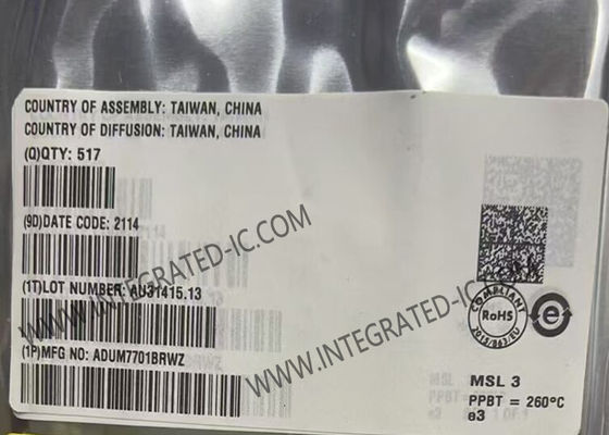 ADUM7701BRWZ رقاقة الدائرة المتكاملة 16Bit معزول Sigma Delta Modulator