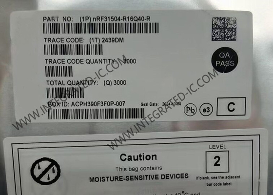 NRF31504-R16Q40 رقاقة الدوائر المتكاملة عالية الأداء 2.4GHz RF SoC QFN40 حزمة