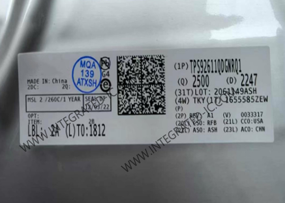 TPS92611QDGNRQ1 رقاقة الدوائر المتكاملة السيارات القناة الواحدة مدفع LED HVSSOP-8