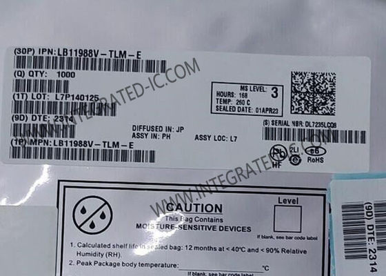 LB11988V الدوائر المتكاملة شريحة مروحة محرك محرك 1.3A IC الرقمية أحادية