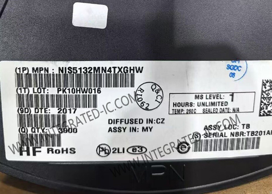 NIS5132MN4TXGHW رقاقة الدائرة المتكاملة 12V 44Ω فيوز إلكتروني DFN-10 حزمة