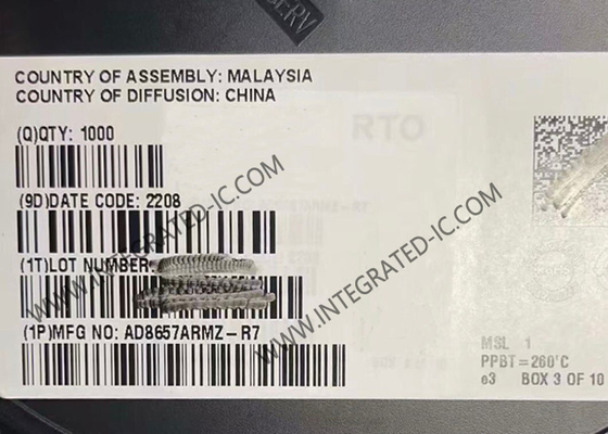 AD8657ARMZ رقاقة الدوائر المتكاملة 18 فولت مكبر تشغيلي MSOP-8 مكبرات الدقة