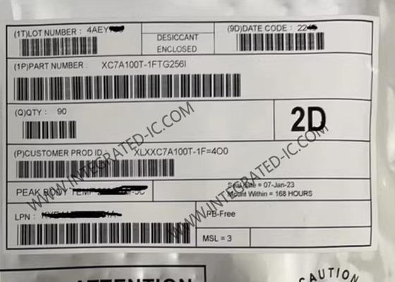 XC7A100T-1FTG256I حقل قابل للبرمجة بوابة صف عالية الأداء المدمج المنطق قابل للبرمجة FPGA