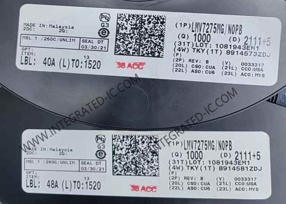 LMV7275MG رقاقة الدوائر المتكاملة مقارنة مفتوحة منخفضة الجهد