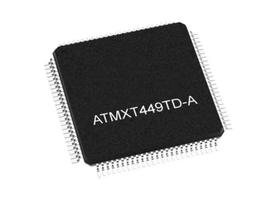 شريحة الدوائر المتكاملة ATMXT449TD-AB رقاقة 448Node أجهزة تحكم الشاشة اللمسية TQFP-100