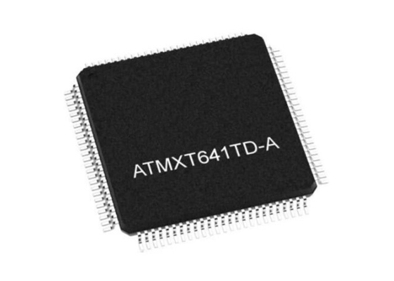 شريحة الدوائر المتكاملة ATMXT641TD-ATRVA2 رقاقة 640 عقدة جهاز تحكم الشاشة اللمسية TQFP-100