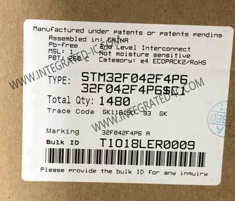 STM32F042F4P6 وحدة التحكم الدقيقة MCU الذراع الرئيسية القشرة-M0 خط USB MCU TSSOP-20