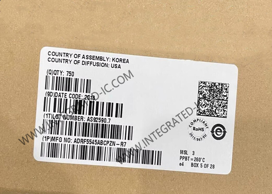 رقاقة الدائرة المتكاملة ADRF5545ABCPZN للأغراض العامة RF الواجهة الأمامية IC 40-VFQFN
