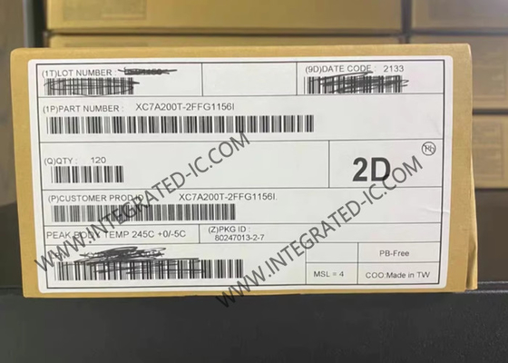 عالية الأداء XC7A200T-2FFG1156I 1156-BBGA صفيف البوابة الميدانية القابلة للبرمجة