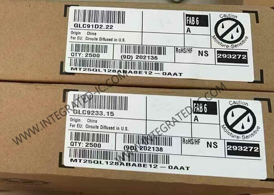 MT25QL128ABA8E12-0AAT ذاكرة IC رقاقة 128Mbit غير متقلبة أو ذاكرة فلاش IC TBGA24