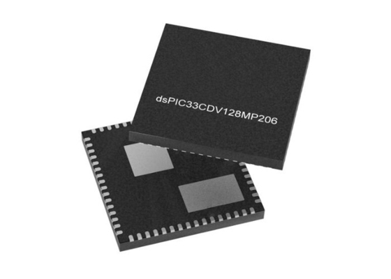 DSPIC33CDV128MP206-I/M9 وحدة التحكم الميكروسيطرية MCU التحكم في المحرك DSC 16-بيت مدمج محرك السائق