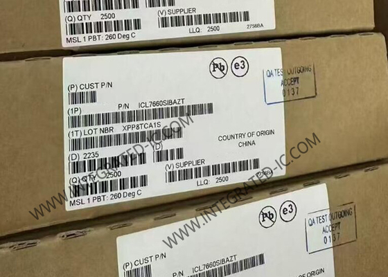 ICL7660SIBAZT رقاقة الدوائر المتكاملة CMOS محولات الجهد SOIC8 التحويل المنظم IC