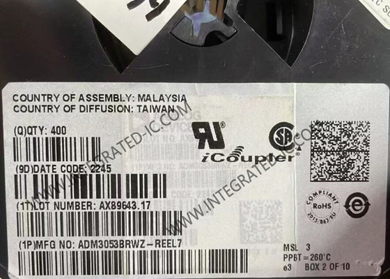 ADM3053BRWZ رقاقة الدوائر المتكاملة CAN Transceiver المنعزلة SOIC-20 CAN FD Transceiver