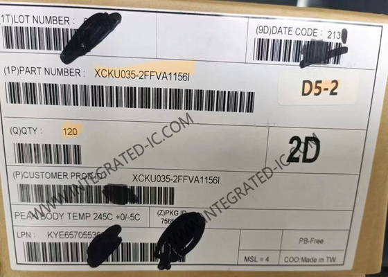 XCKU035-2FFVA1156I المجال قابل للبرمجة بوابة التسلسل Kintex UltraScale FPGA IC FCBGA1156
