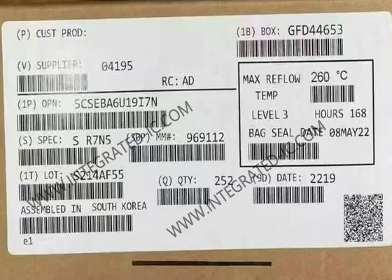 5CSEBA6U19I7N مجموعة بوابة قابلة لبرمجة الميدان 800MHz Cyclone V SE SoC FPGA IC UBGA484