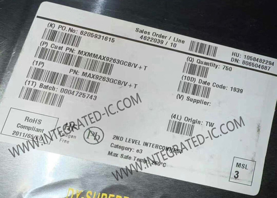 MAX9263GCB رقاقة الدائرة المتكاملة 2.5Gbps مُسلسلات الرابط المتسلسل للوسائط المتعددة جيجابيت
