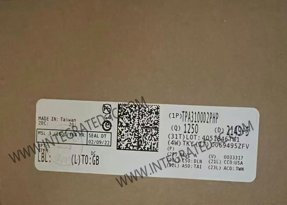 TPA3100D2PHP رقاقة الدائرة المتكاملة 20W ستيريو 10 فولت إلى 26 فولت مكبر صوت من الفئة D