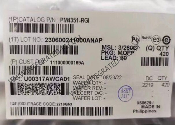 PM4351-RGI رقاقة الدوائر المتكاملة COMET القناة الواحدة E1/T1/J1 جهاز الاستقبال/إطار