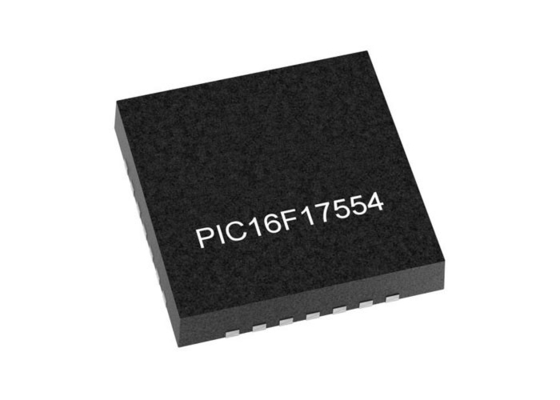 وحدة تحكم دقيقة PIC16F17554T-I/STX MCU 32MHz منخفضة الطاقة 8 بت PIC Microcontrollers VQFN28