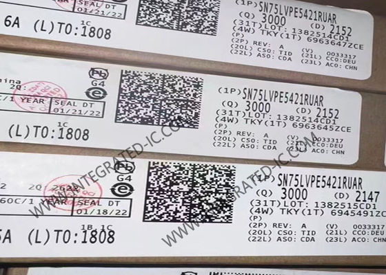 SN75LVPE5412RUAR رقاقة الدائرة المتكاملة PCIe 5.0 32Gbps 4-Channel Linear Redriver