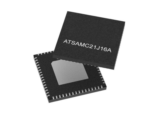 ATSAMC21J16A-MN وحدة التحكم الدقيقة MCU 32Bit وحدة التحكم الدقيقة IC VQFN64 SAM C21 MCU