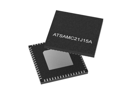 ATSAMC21J15A-MU وحدة التحكم الدقيقة MCU حتى 48MHz SAM C21 Series MCU VQFN64 وحدة التحكم الدقيقة المدمجة