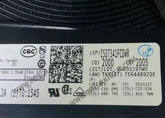 شريحة الدائرة المتكاملة ISO7341FCDWR عازلات رقمية رباعية القنوات 3000Vrms SOIC16
