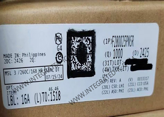 وحدة التحكم الدقيقة F280025PNSR ما يصل إلى 128KB فلاش 32 بت وحدة التحكم الدقيقة المدمجة 100MHz