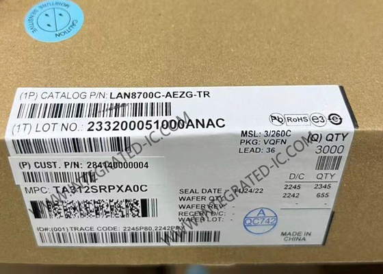 LAN8700C-AEZG شريحة إيثرنت 10/100 Base-T/TX جهاز إرسال واستقبال الطبقة الفيزيائية للإيثرنت