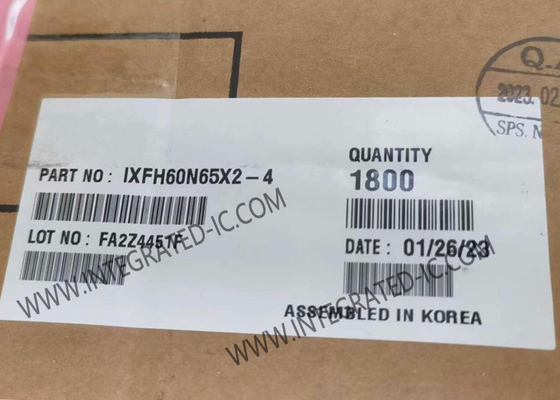IXFH60N65X2-4 رقاقة الدوائر المتكاملة ترانزستورات MOSFET لتعزيز الطاقة N-Channel