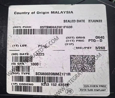 SC580020MMZ171R متحكم دقيق MCU معالج مدمج عالي الأداء حزمة BGA