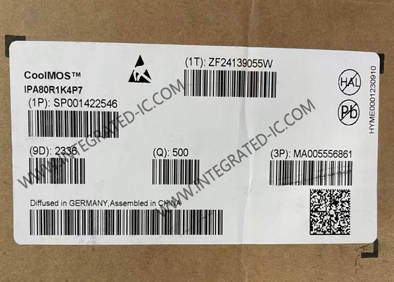 IPA80R1K4P7 رقاقة الدائرة المتكاملة 800 فولت 4A CoolMOS P7 الطاقة MOSFET الترانزستورات