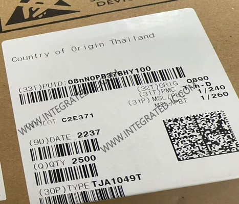 شريحة الدائرة المتكاملة TJA1049T، أجهزة إرسال واستقبال CAN عالية السرعة مع وضع الاستعداد