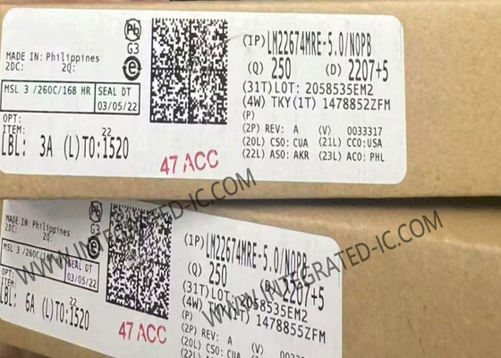 LM22674MRE-5.0 رقاقة الدائرة المتكاملة 42V 500mA منظم التوتر الخطوة إلى أسفل مع الدقة تمكين