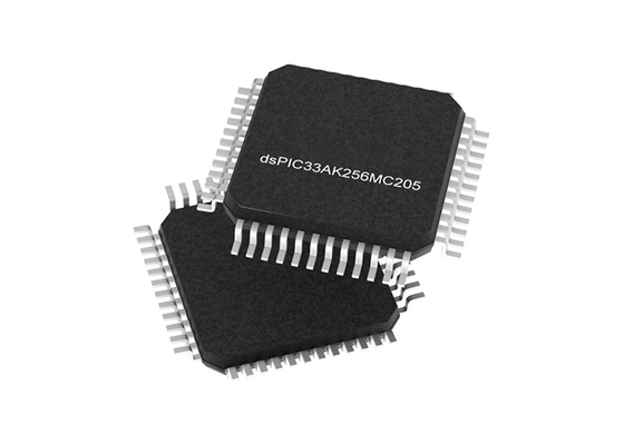 DSPIC33AK256MC205-I/PT متحكم دقيق MCU DSPIC33A Core وحدة تحكم الإشارات الرقمية مع محولات تناظرية إلى رقمية عالية السرعة